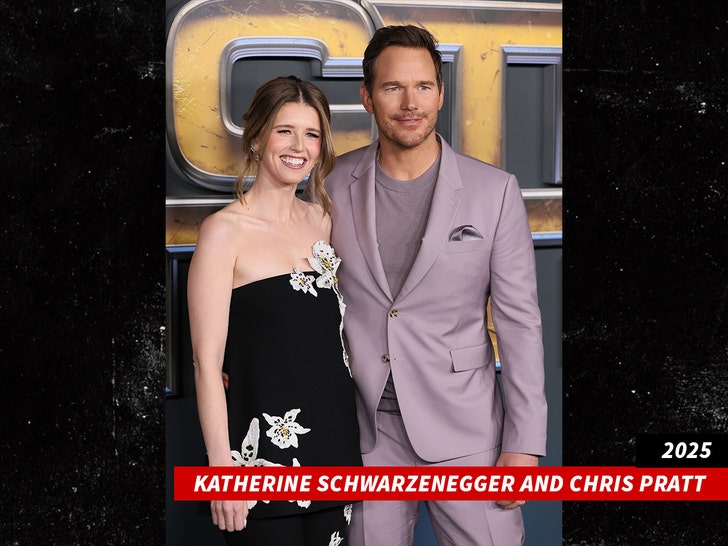 Katherine Schwarzenegger and Chris Pratt getty 1