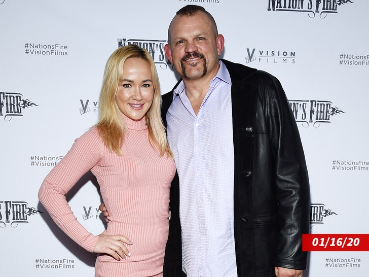 Chuck Liddell heidi liddell sub getty 2