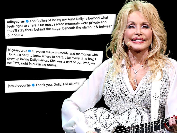 Celebs React to Dolly Parton’s Death