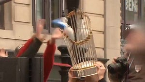 Boston Red Sox World Series Trophy Damaged at Championship Parade