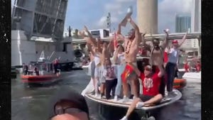 Bucs' Cameron Brate On Boat Trophy Toss, Woulda Had to Retire If I Dropped It!