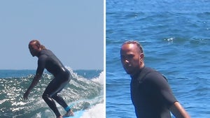 Lewis Hamilton Shows Off Impressive Surfing Skills In Malibu