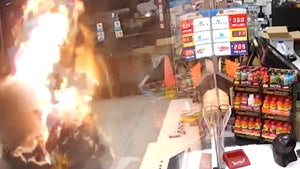 New Video Shows Shoplifter Setting Clerk on Fire During Violent Struggle