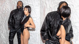 Kanye's Wife Bianca Wears Wildly Revealing Outfit at Milan Fashion Show