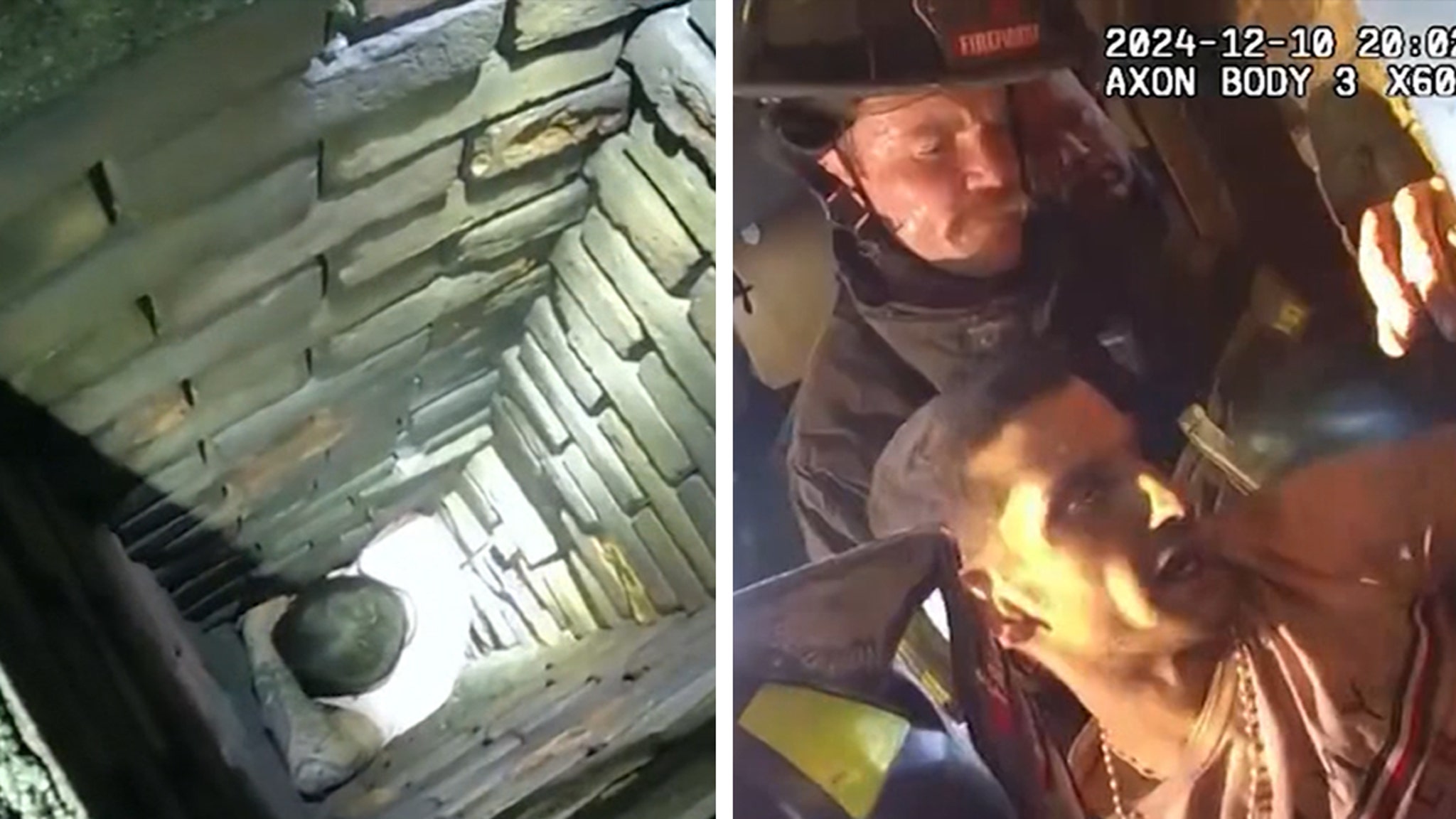 ‘Bad Santa’ Drug Suspect Stuck in Chimney, Arrested on Video