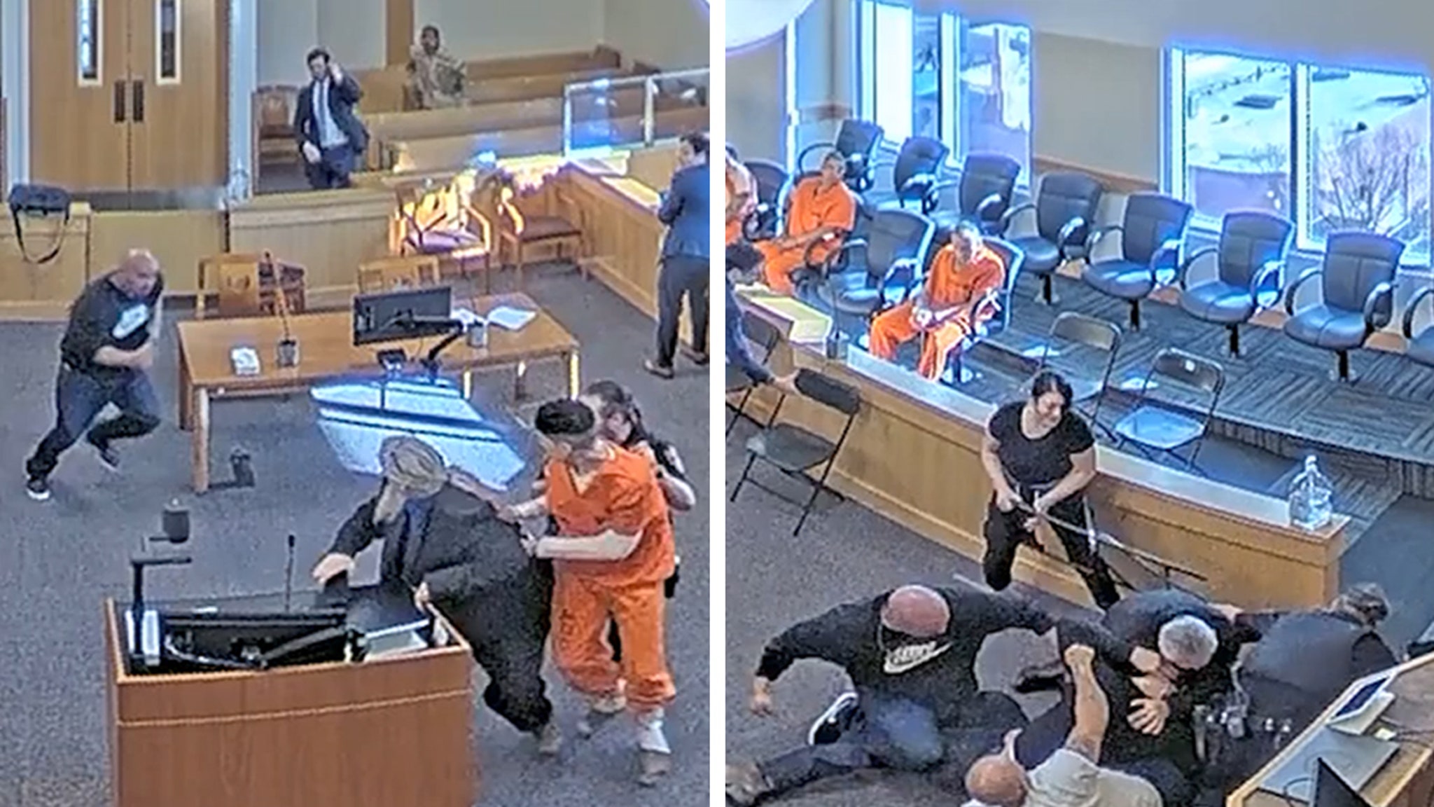 Courtroom Chaos: Murder Suspect Confronted by Victim's Family in Shocking Fight thumbnail