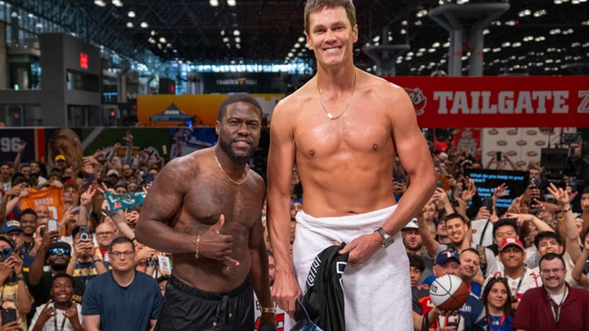 Kevin Hart vs. Tom Brady Who'd You Rather?! (Shirtless Studs Edition)