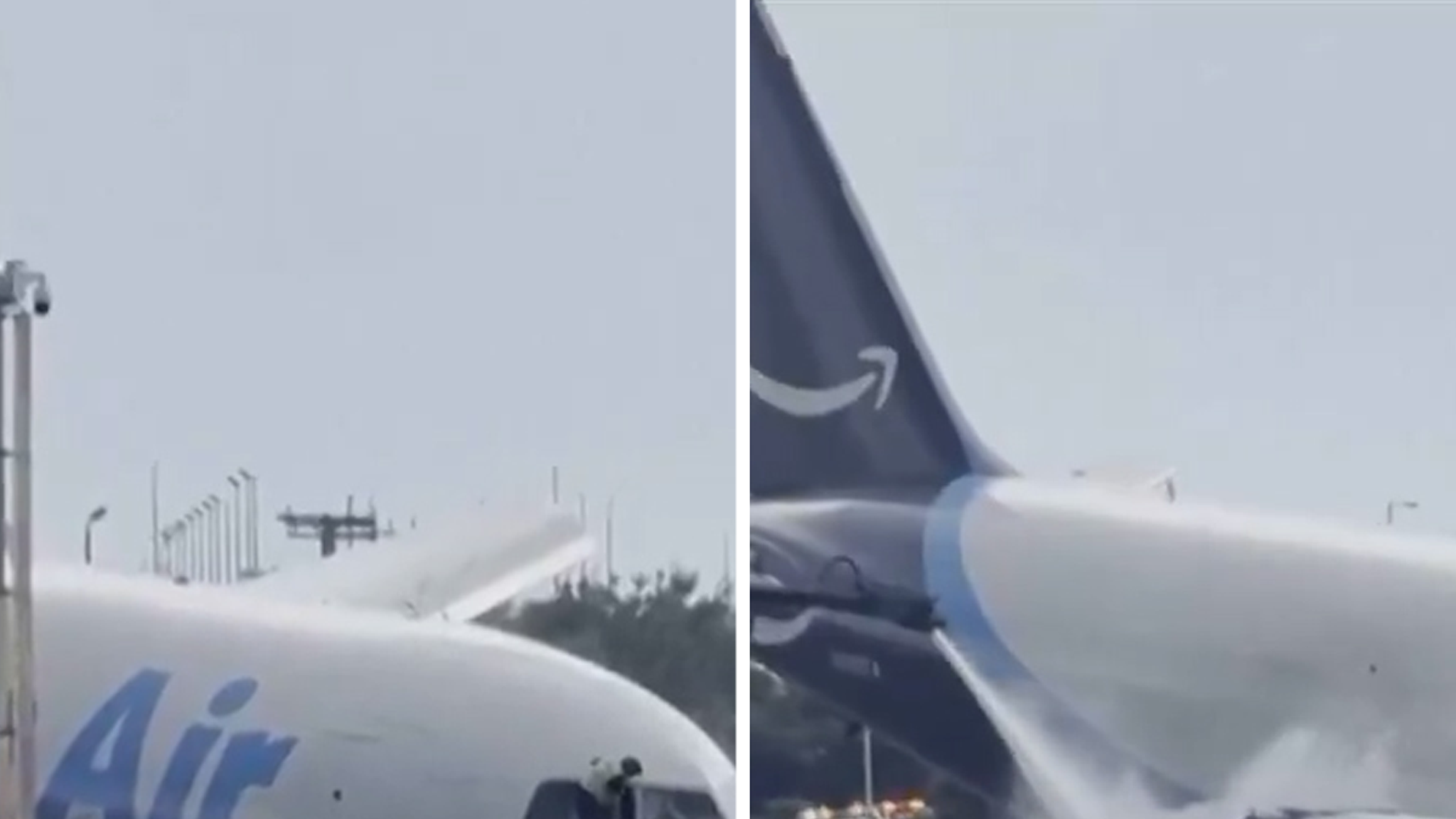 Firefighters Try to Rescue People From Cockpit After Deadly Amazon Plane Crash, Video Shows