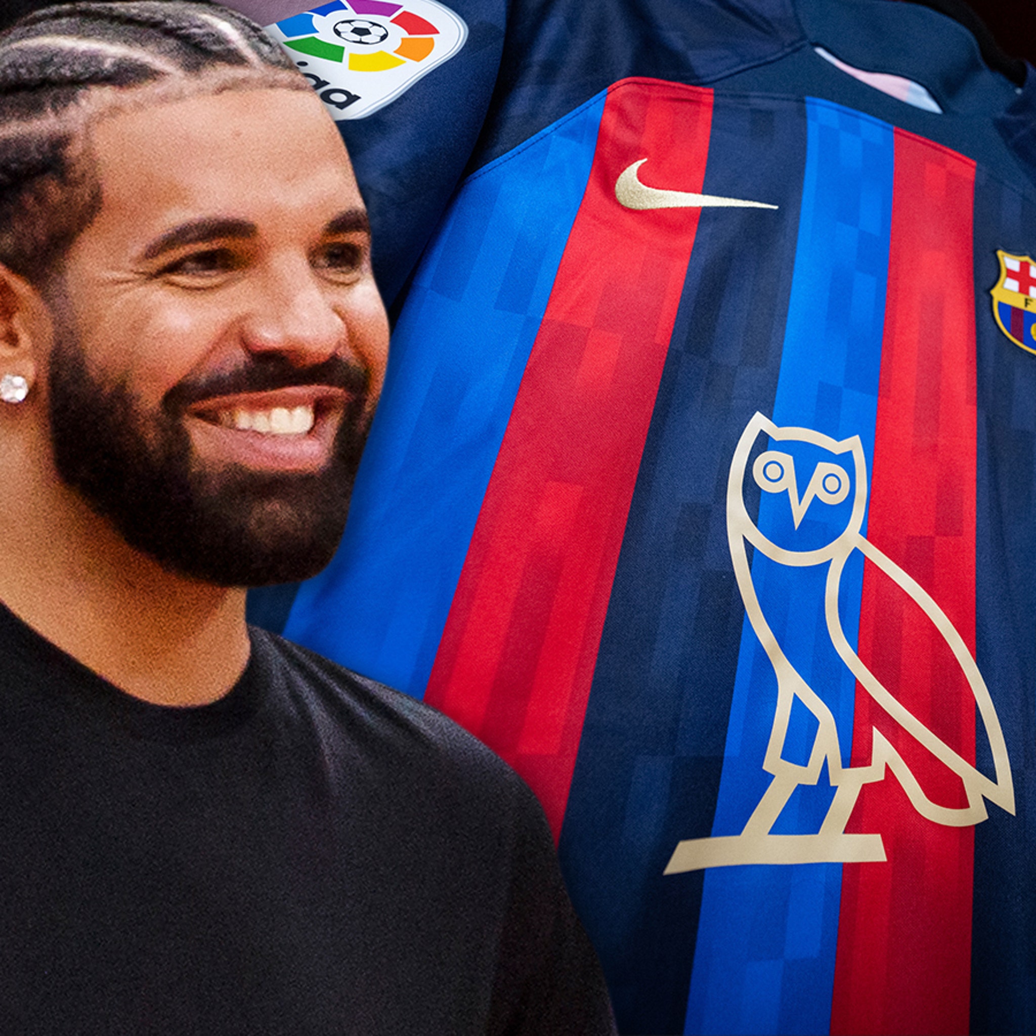 FC Barcelona To Wear Drake Logo On Jersey For Rivalry Match