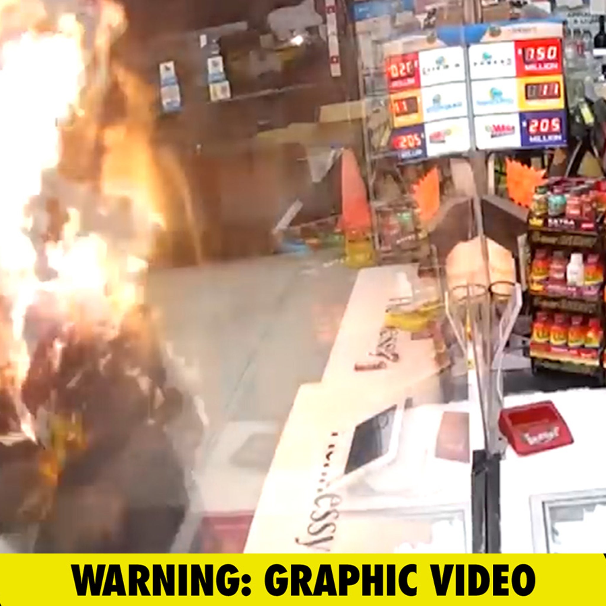 New Video Shows Shoplifter Setting Clerk on Fire During Violent Struggle
