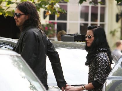 Russell Brand and Katy Perry