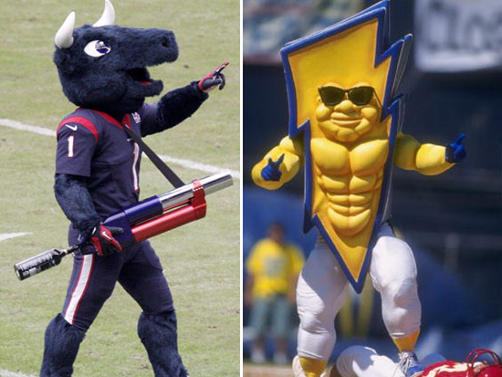 Chargers Mascot goes viral as meme after NFL HOF tribute to Junior