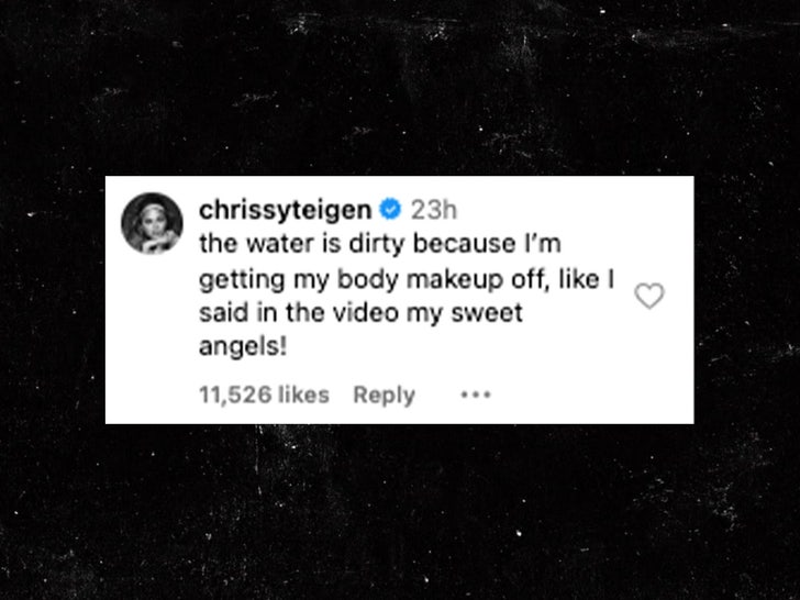 Chrissy Teigen sous Instagram