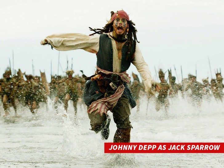 Johnny Depp como Jack Sparrow Sub