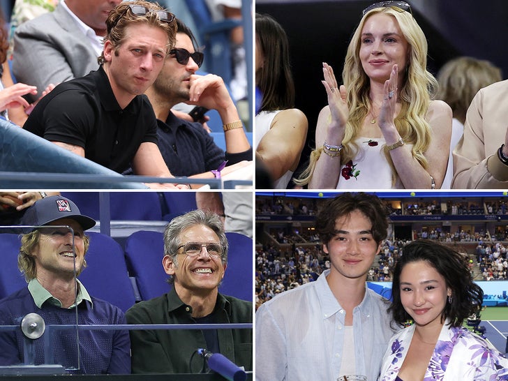 Celebs Attend The US Open 2025