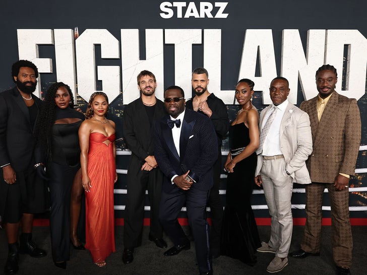 50 Cent And More Stars At 'Fightland' Premiere