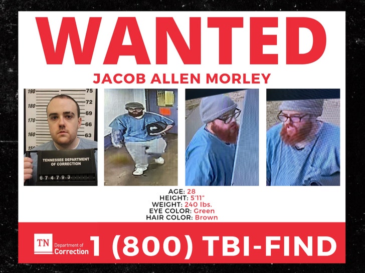 wanted poster Convicted murderer escapes Tennessee prison Tennessee Bureau of investigation 3
