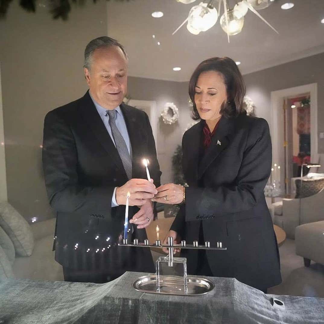 Douglas Emhoff and Kamala Harris