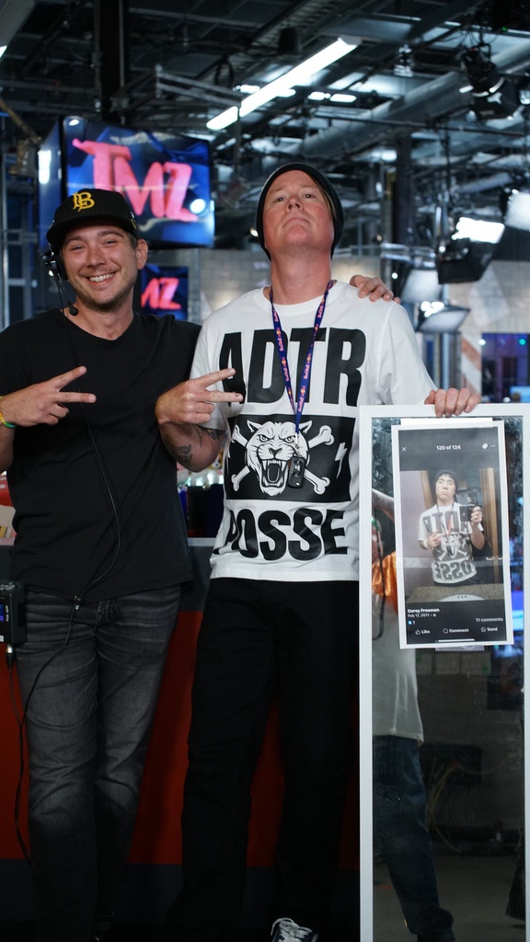 Corey as Rob and Rob as Corey