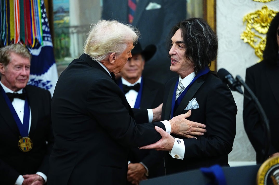 Donald Trump and Paul Stanley