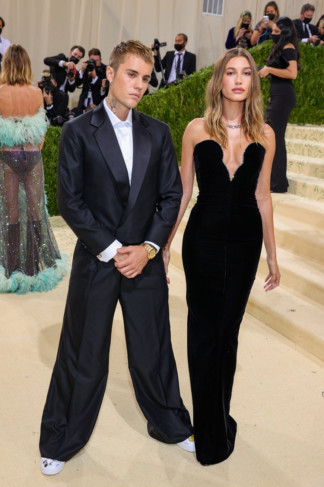 Justin Bieber and Hailey Bieber 2021