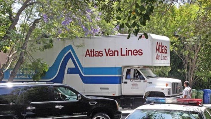 Michael Jackson Moving van