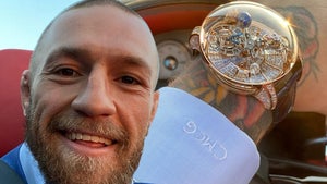 Conor McGregor Cops Insane $1 Mil Watch, '4-Satellite' Structure W/ Diamonds!