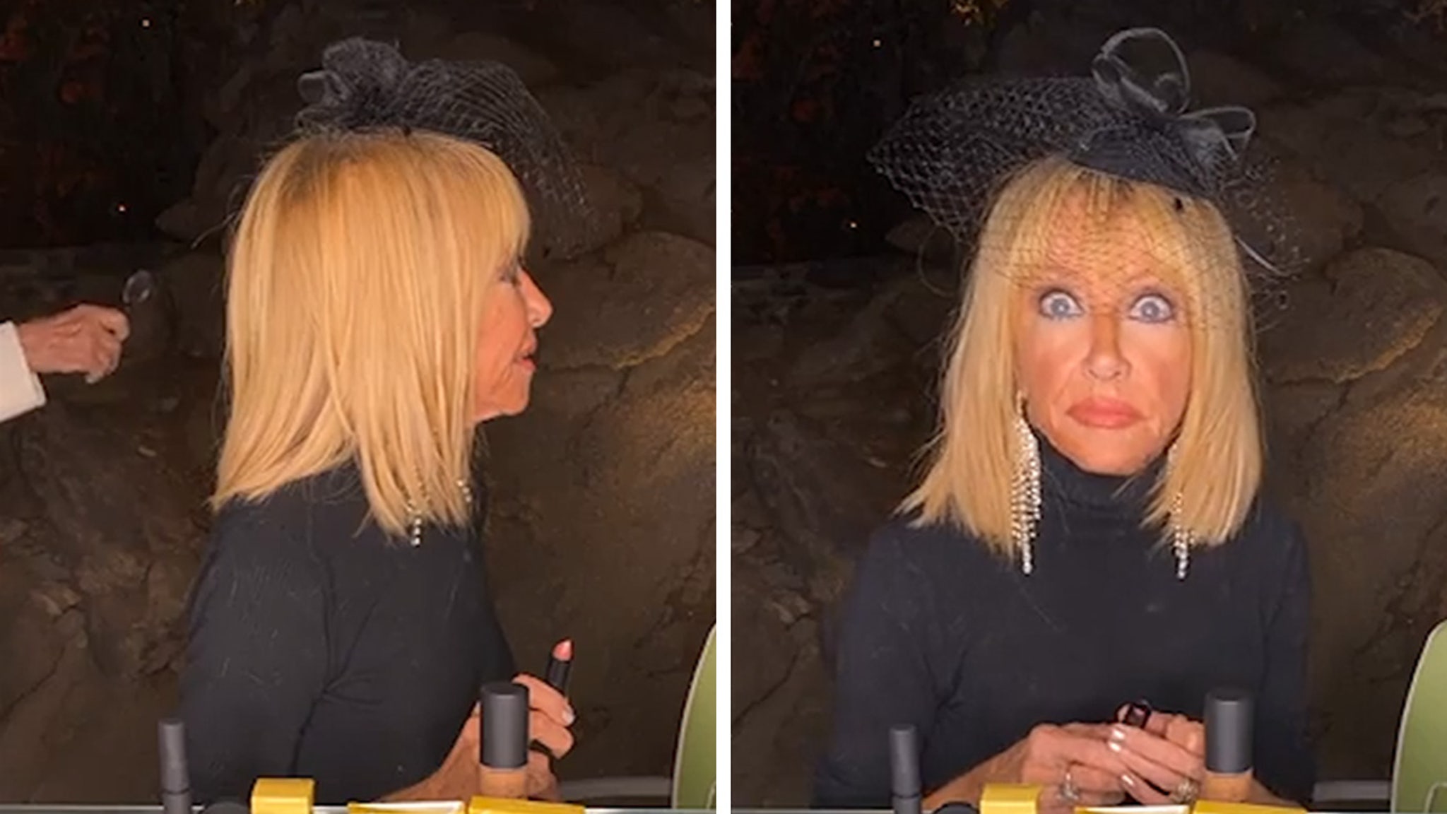 Suzanne Somers’ Makeup live stream hijacked by Home Intruder