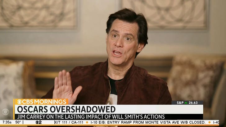 Jim Carrey, Will Smith için 'Omurgasız' Oscar Kalabalığını Ayakta Alkışladı