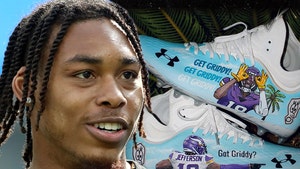 Justin Jefferson Gifted Custom 'Griddy' Cleats At Youth Football Camp