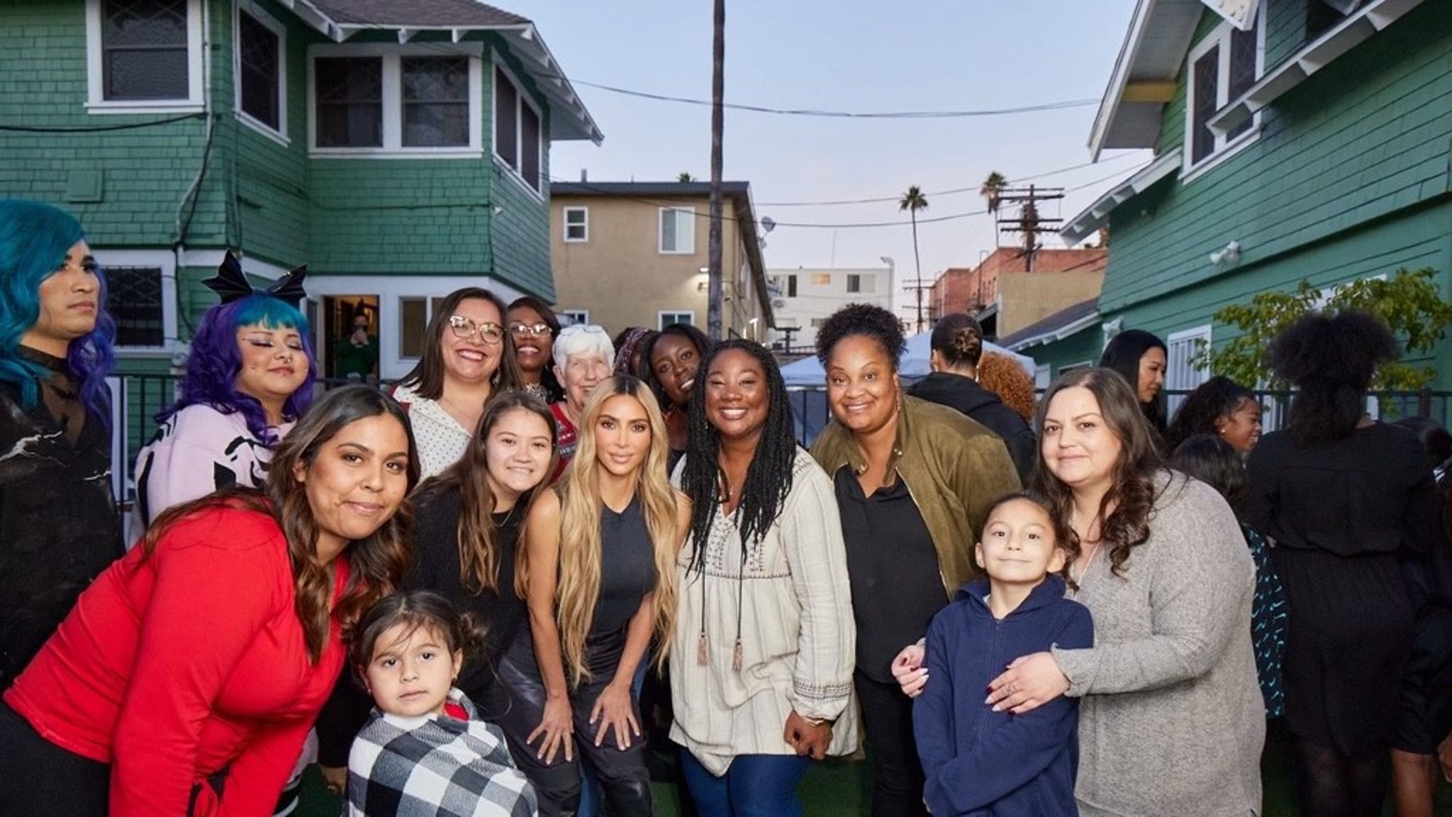 The Kardashians bring holiday cheer, makeovers and donations for Alexandria House