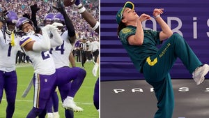 Cam Bynum Rayguns dance move