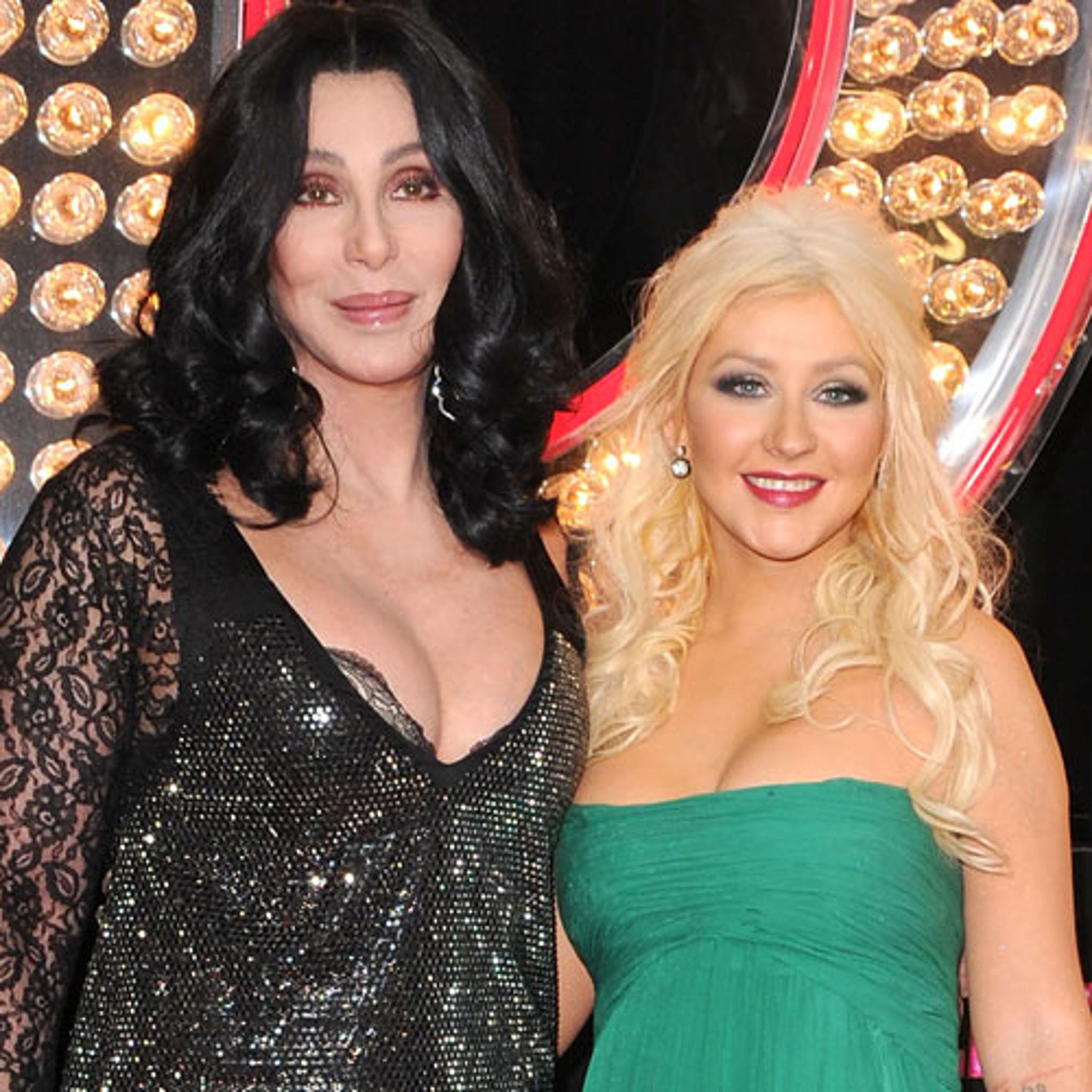 Christina Aguilera Goes as Cher in 'Burlesque' for Halloween