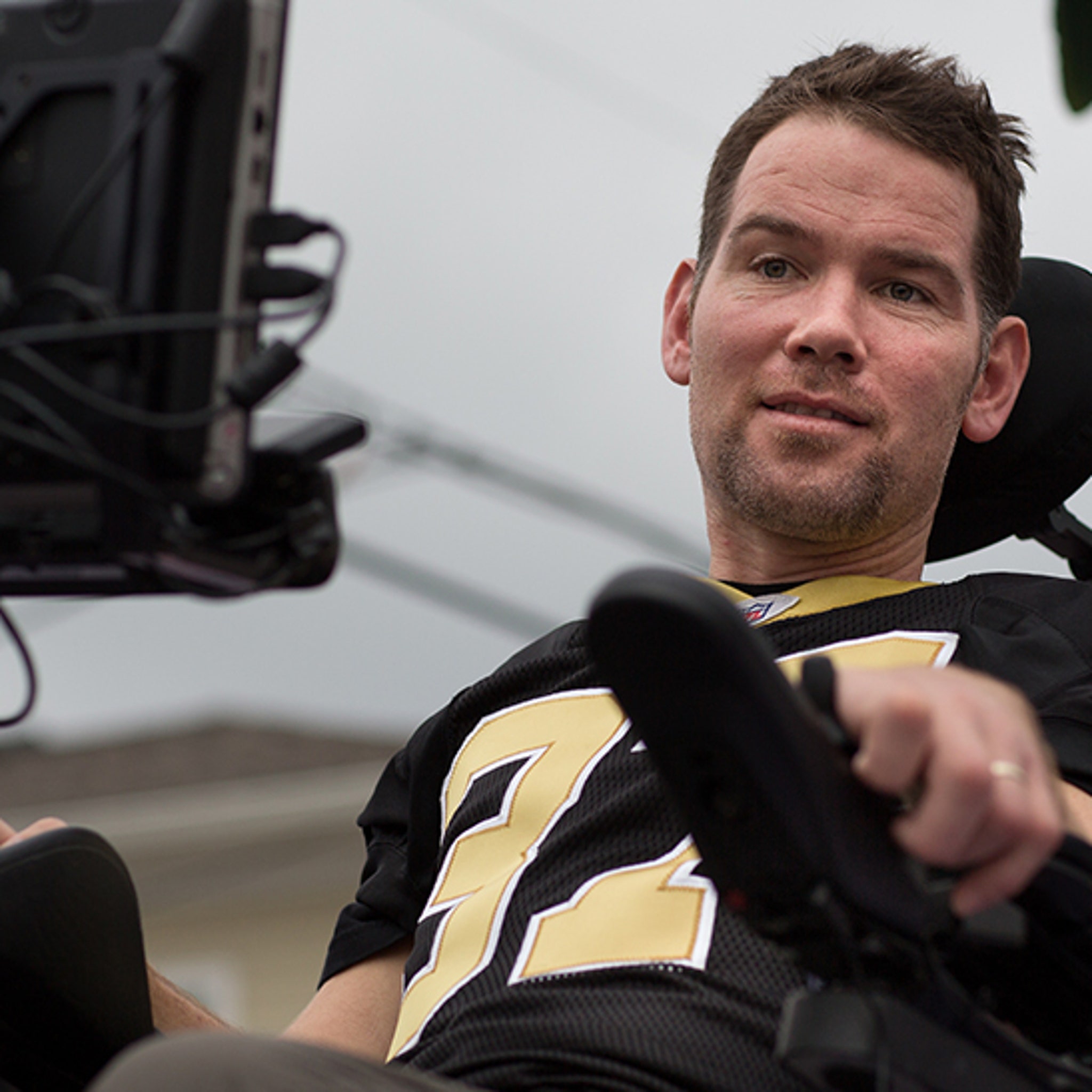 Steve Gleason receives the Congressional Gold Medal for his ALS work