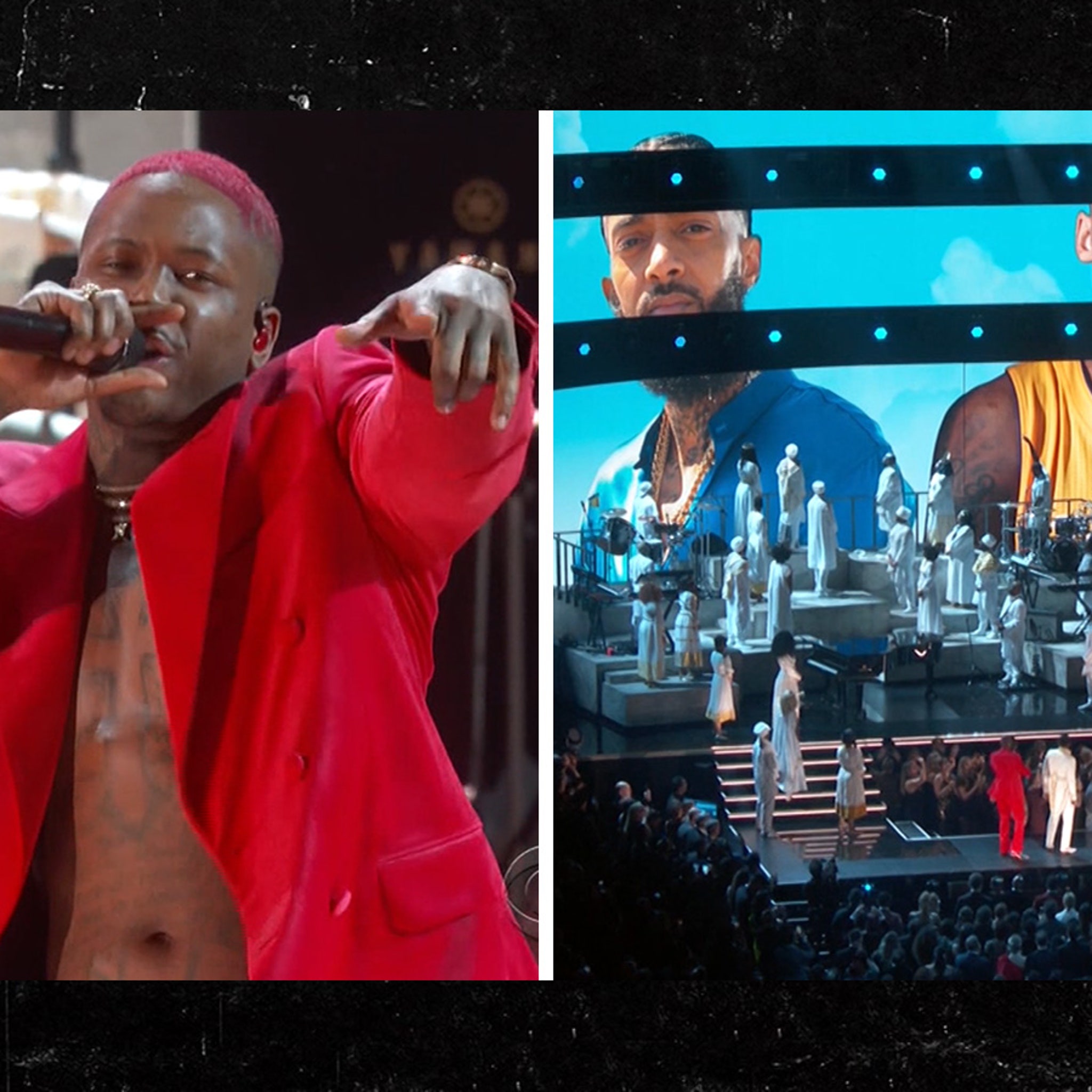 Nipsey Hussle Honored at Grammys by YG, John Legend and DJ Khaled