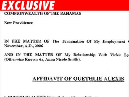 Read affidavit