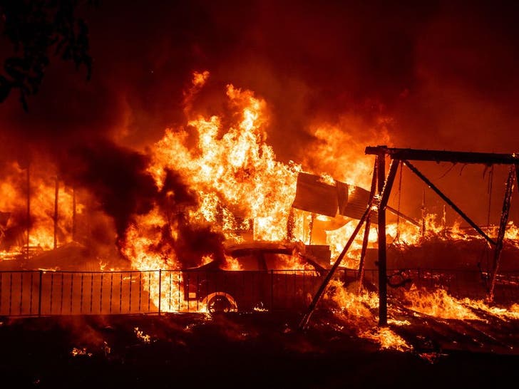 California Wildfires Burning