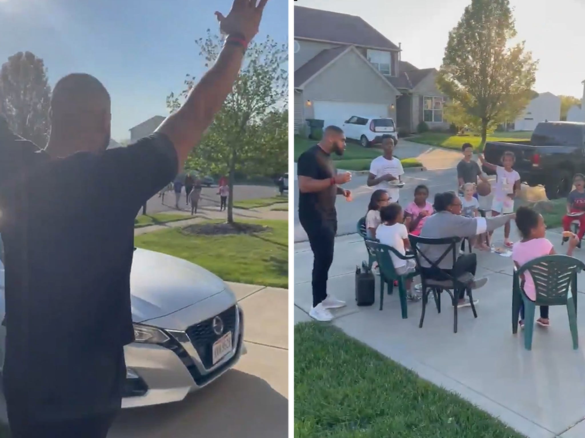 Osu S Jonathon Cooper Mobbed By Neighborhood Kids After Nfl Draft Pick Adorable Video