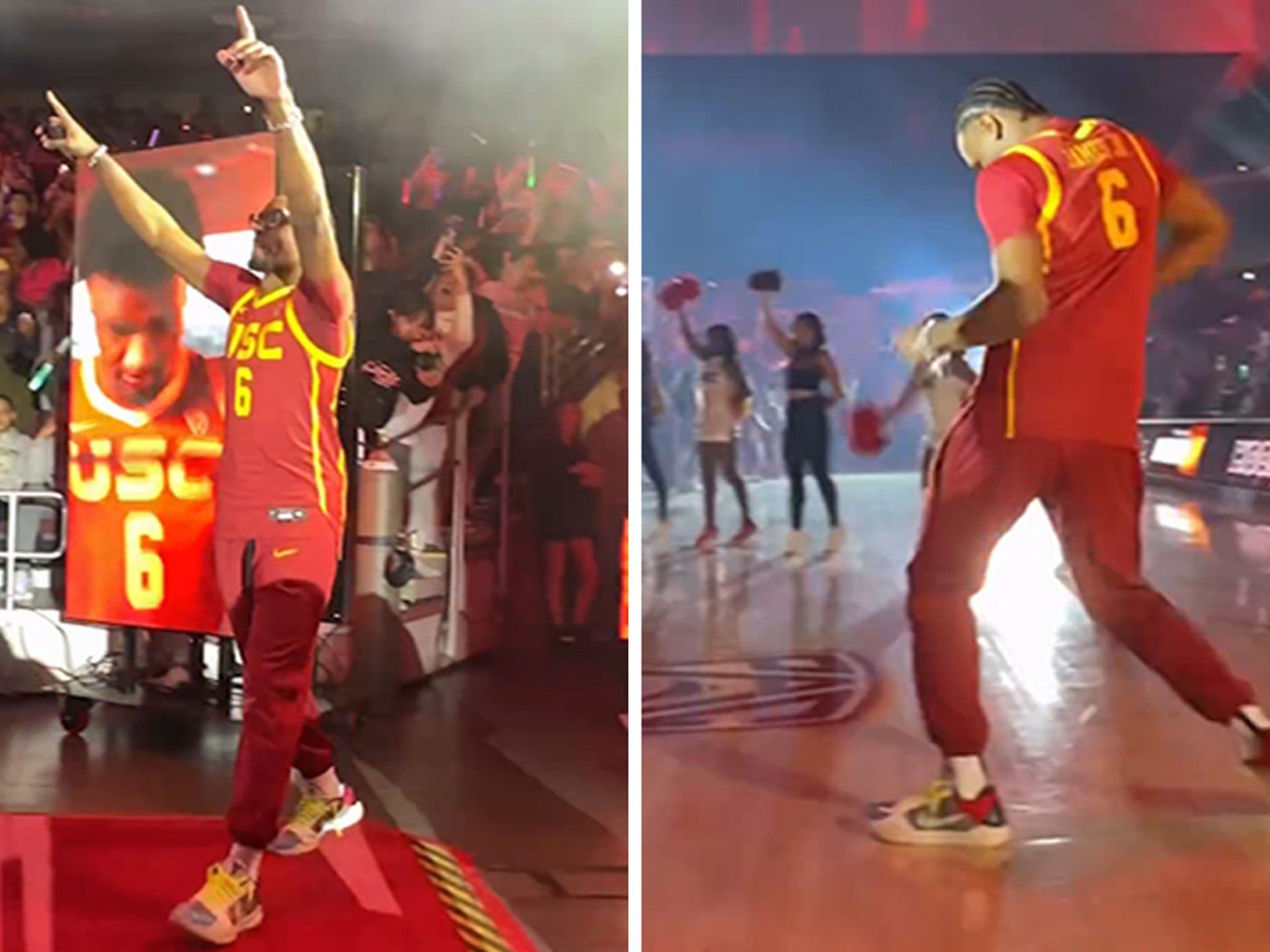 Bronny James Dances At Big USC Hoops Event, But Sits Out Of Competitions