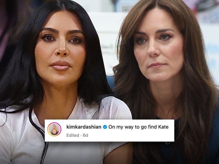 Kim Kardashian Stays Mum on Kate Middleton's Cancer Diagnosis After Joking  Online