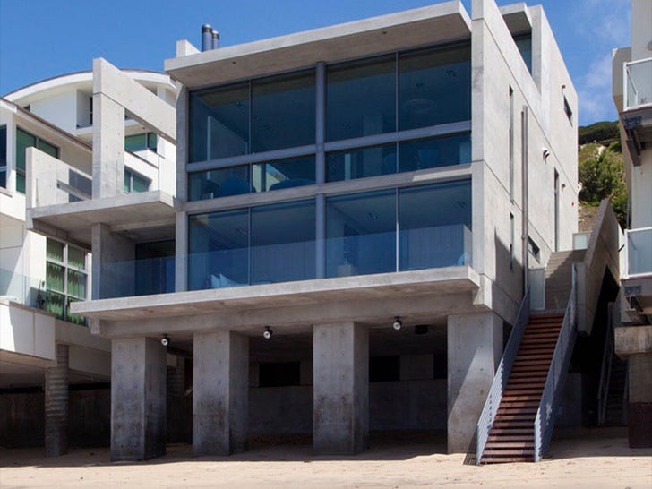 Kanye West's Malibu Beach House Before Being Gutted