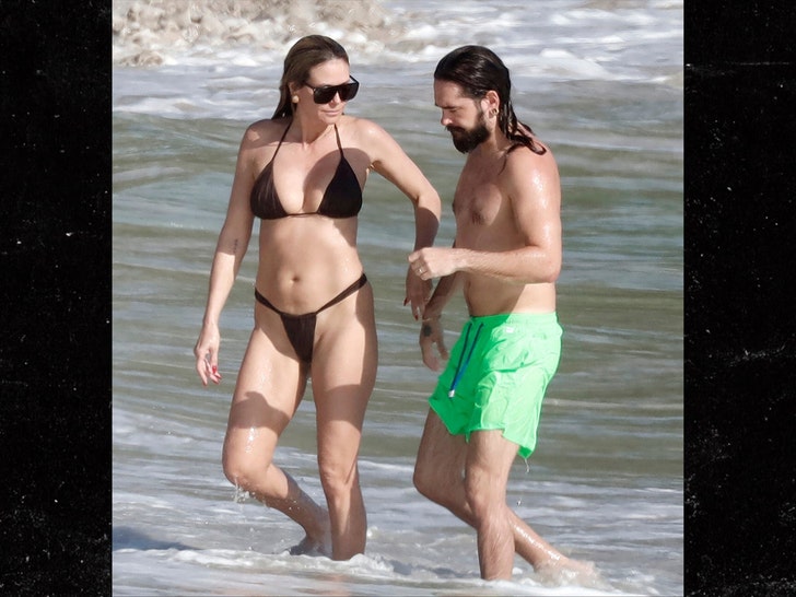 Heidi Klum And Tom Kaultiz In Saint Barthelemy