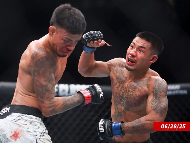 Joshua Van punching Brandon Royval sub getty swipe