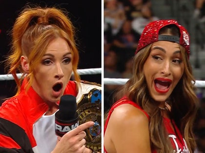 Becky Lynch and Nikki Bella