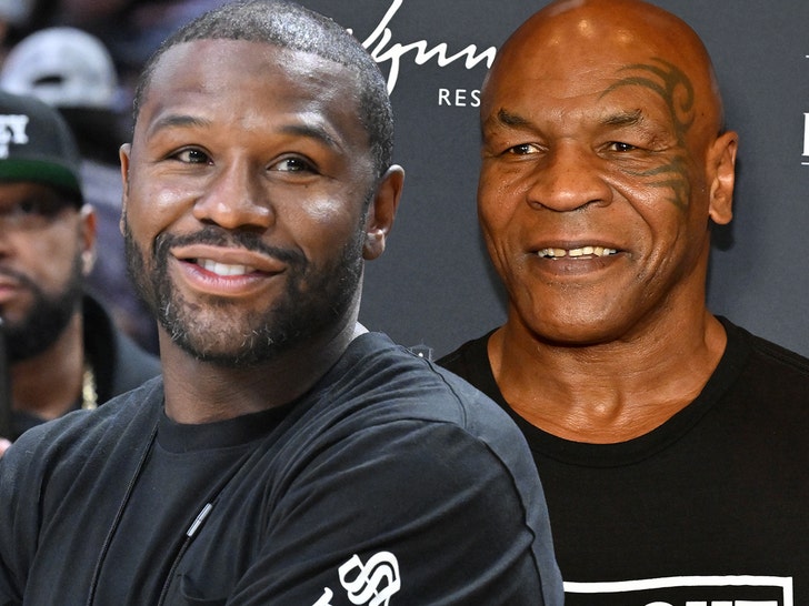 Floyd Mayweather e Mike Tyson Getty 1