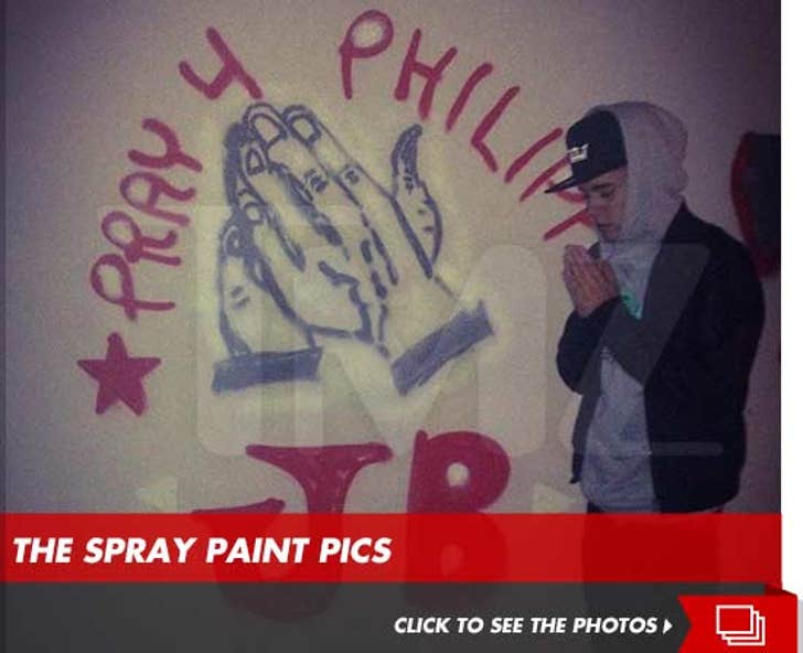 Justin Bieber -- The Spray Paint Pics