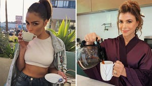 Babes Sippin' Coffee -- Espres-So Hot!