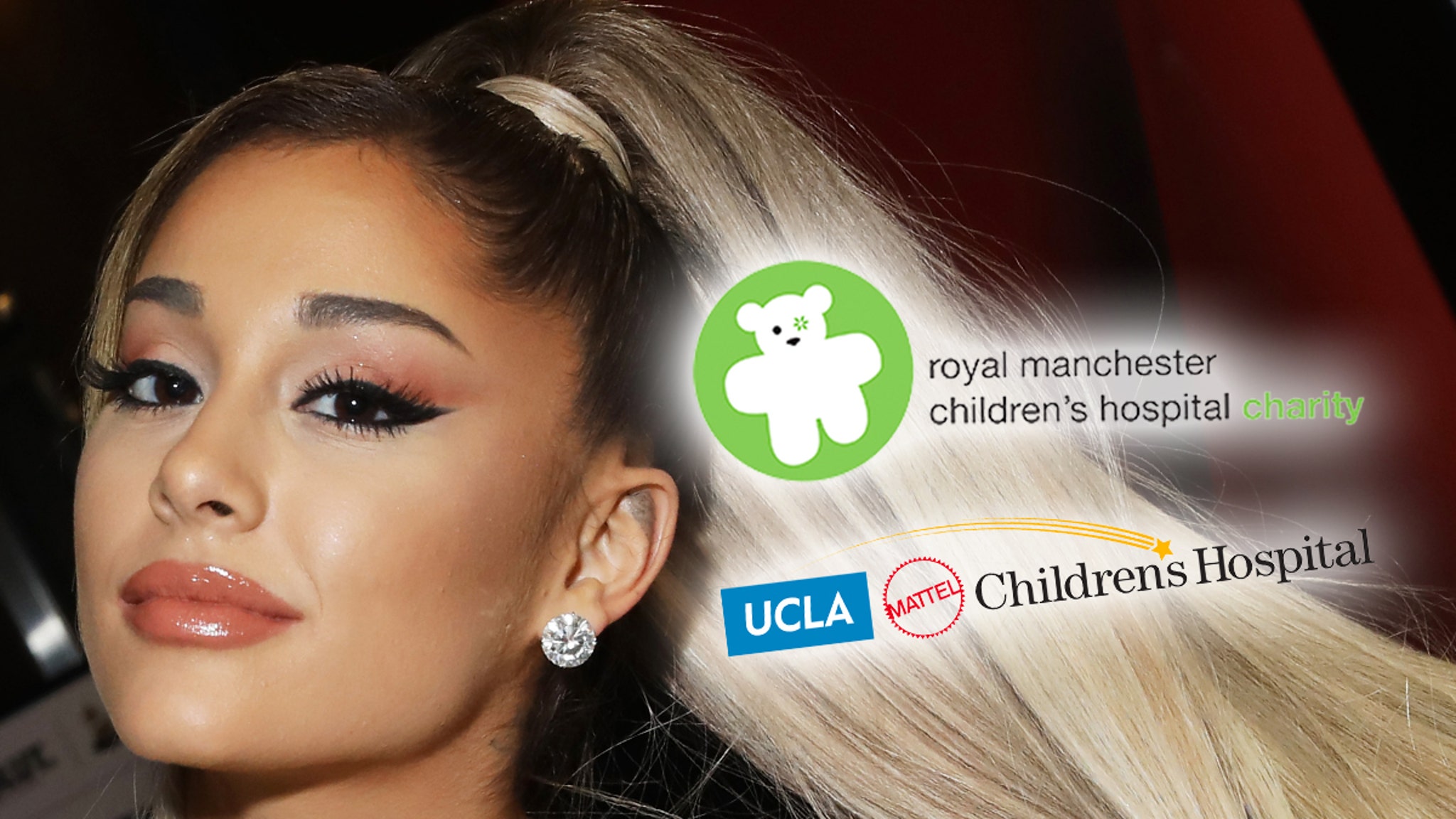 Ariana Grande plays Santa Claus for children in children’s hospitals