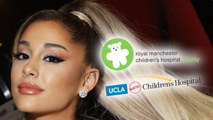 Ariana Grande Plays Santa for Kids at Children's Hospitals