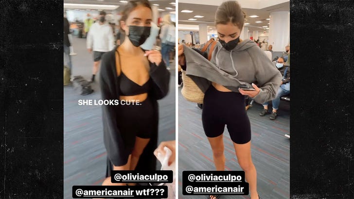 Olivia Culpo Forced By Airline To Cover Up In Christian McCaffrey's Hoodie.jpg